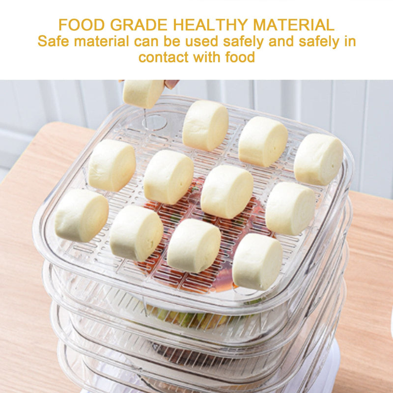 LayerLock Gourmet: Stackable Heat-Preserving Dish Cover