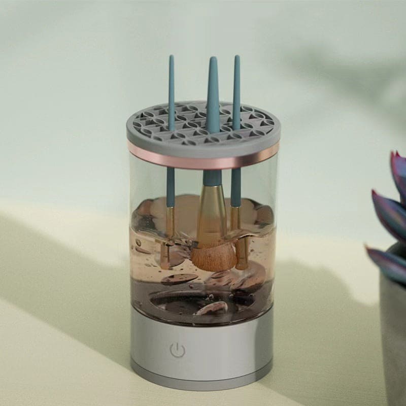 GlamClean Luxe: USB Electric Makeup Brush Cleaner