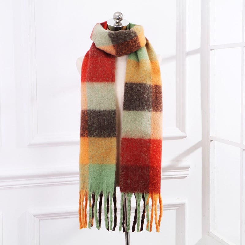 Highland Hues Sea Wool Scarf