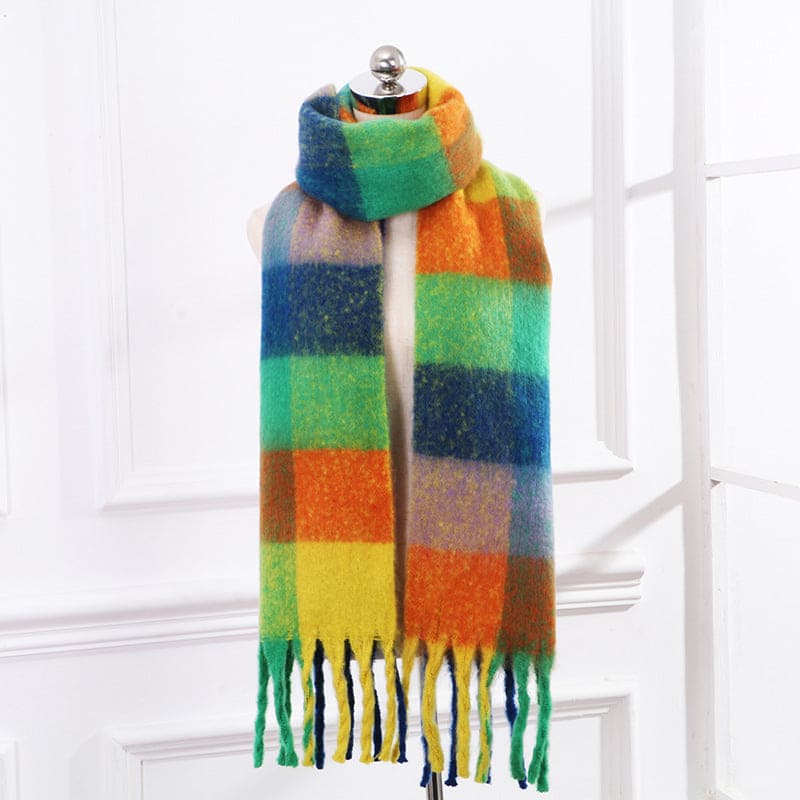 Highland Hues Sea Wool Scarf