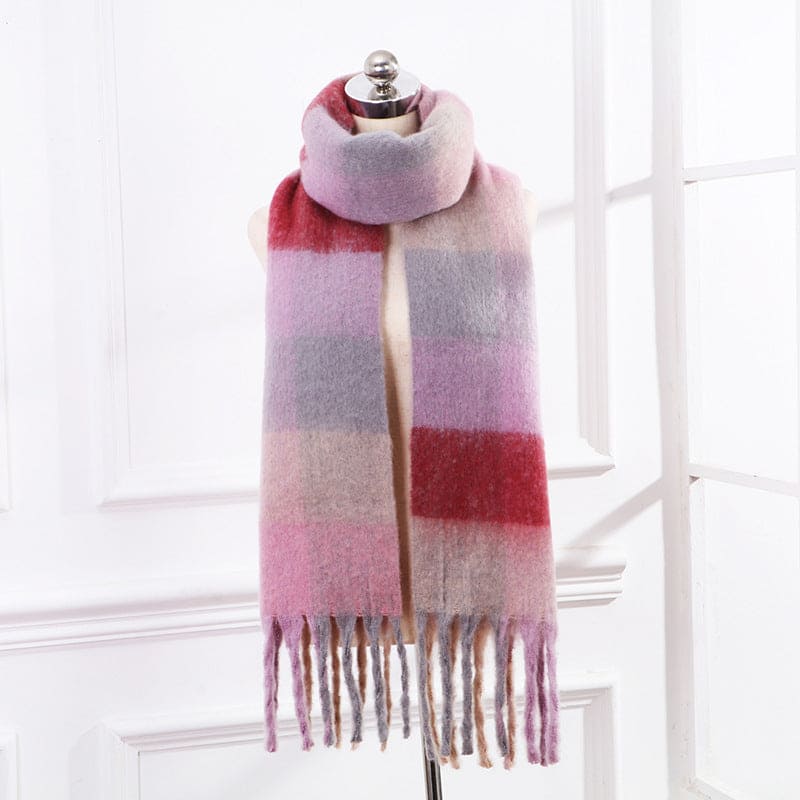 Highland Hues Sea Wool Scarf