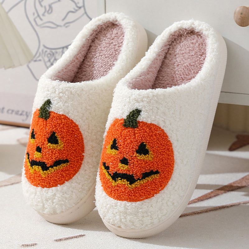Pumpkin Pair Delight Cozy Slippers