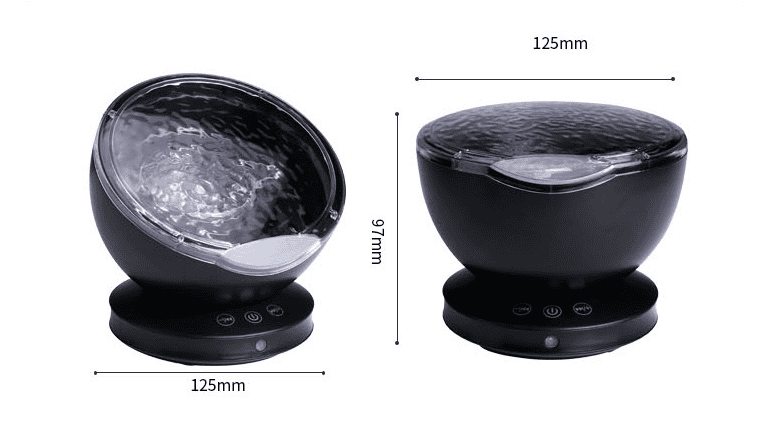 AquaGlow Harmony: Oceanic LED Projector & Sound System