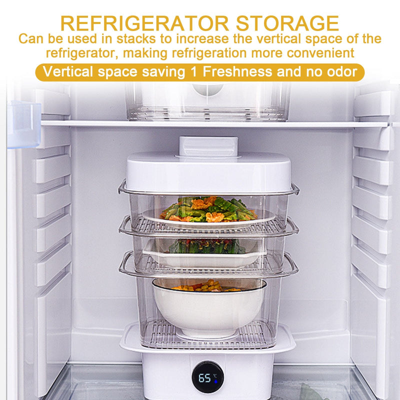 LayerLock Gourmet: Stackable Heat-Preserving Dish Cover