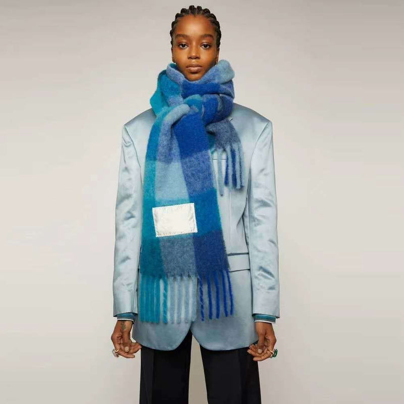 Highland Hues Sea Wool Scarf