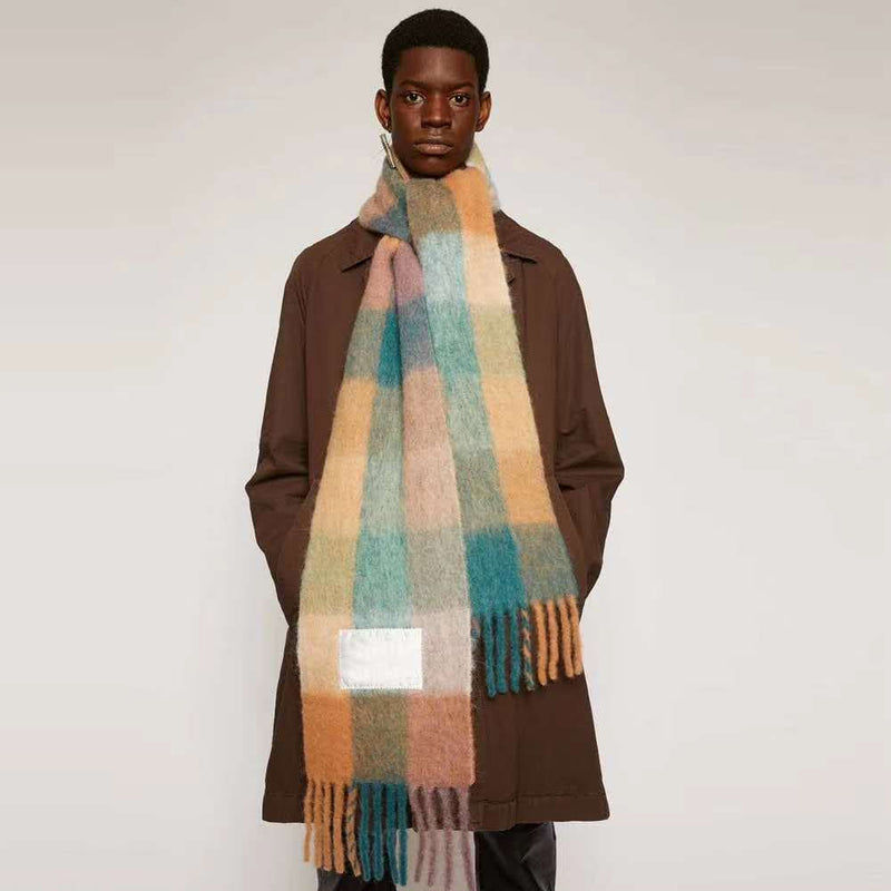 Highland Hues Sea Wool Scarf
