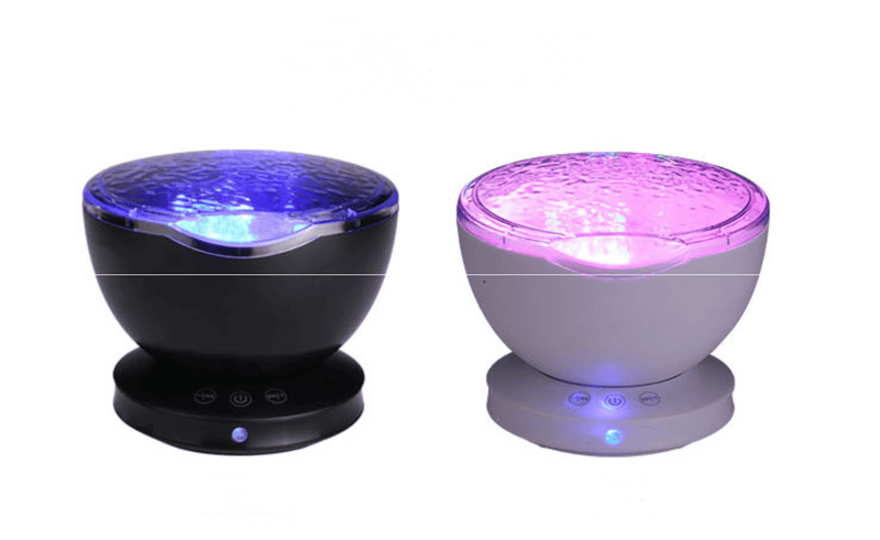 AquaGlow Harmony: Oceanic LED Projector & Sound System