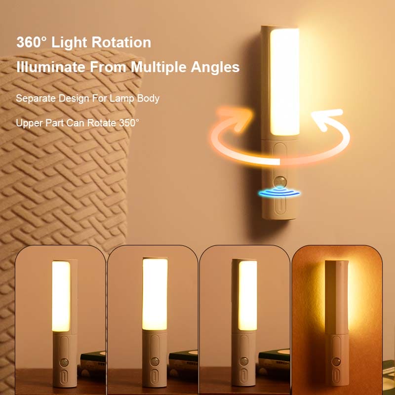Tri-Light Intelligent Motion Sensor LED Lamp
