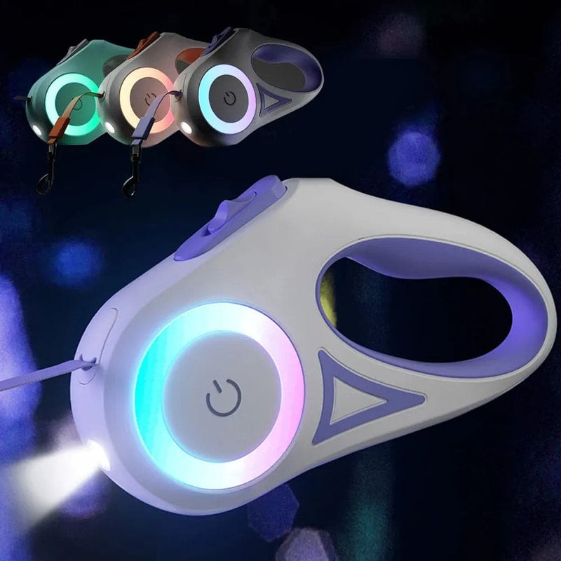 LumiLink RetraFlex: Illuminated Extendable Pet Leash