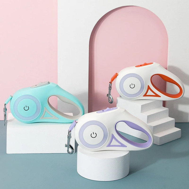 LumiLink RetraFlex: Illuminated Extendable Pet Leash