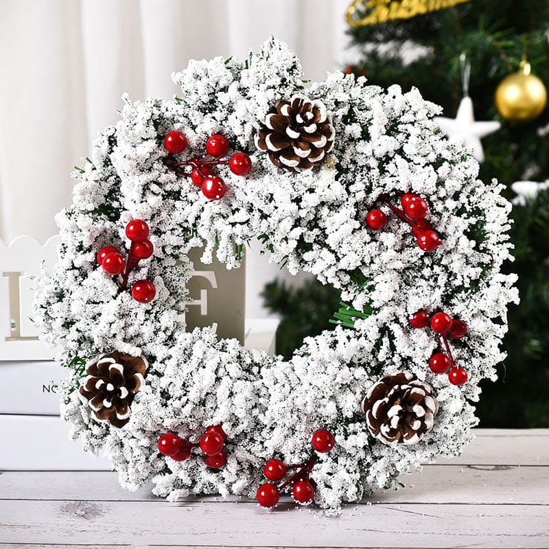 Holiday Pine & Berry Door Garland