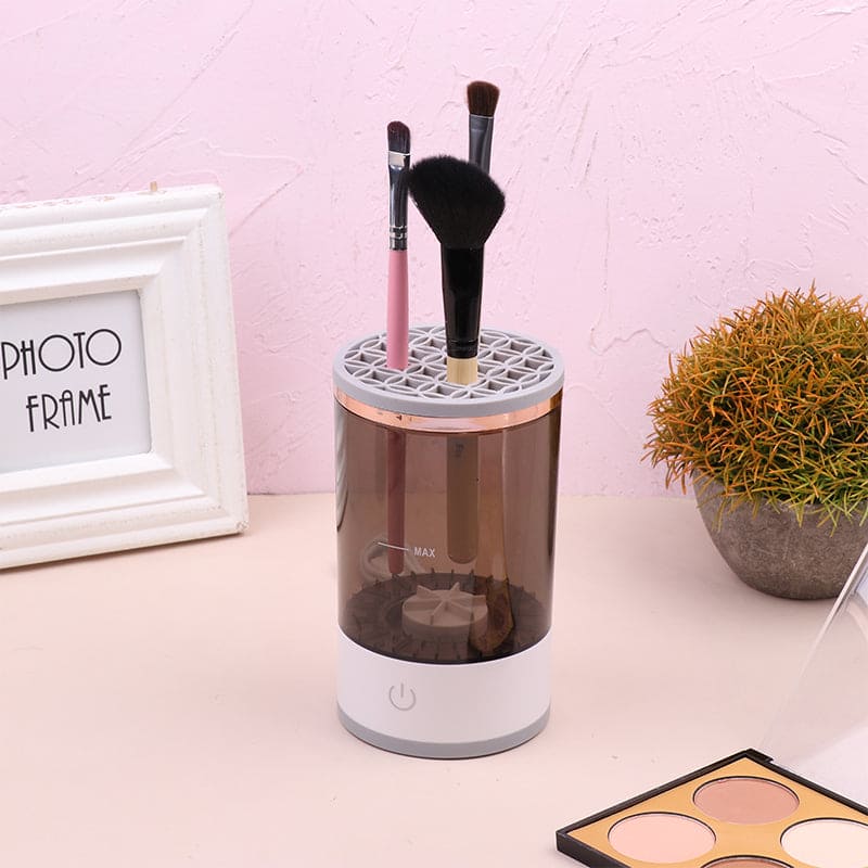 GlamClean Luxe: USB Electric Makeup Brush Cleaner