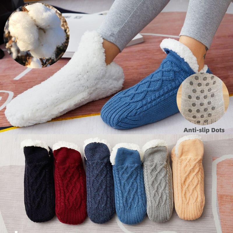 CozyHaven Woolen Winter Slipper Socks