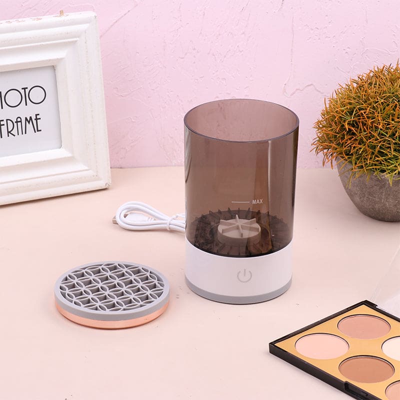 GlamClean Luxe: USB Electric Makeup Brush Cleaner