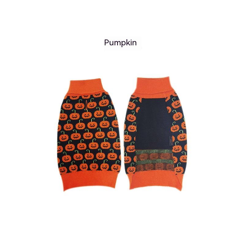 Pooch Pumpkin Patch Halloween Cosplay Sweaters for Dogs