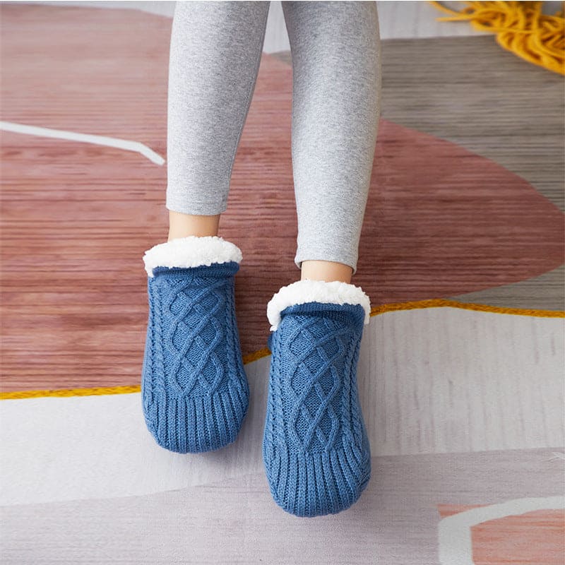 CozyHaven Woolen Winter Slipper Socks