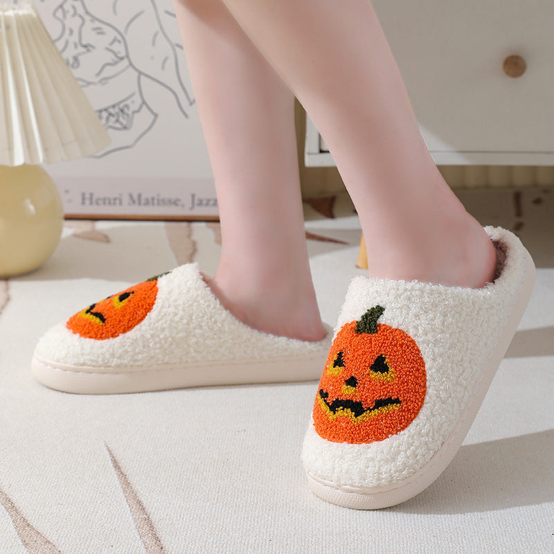 Pumpkin Pair Delight Cozy Slippers