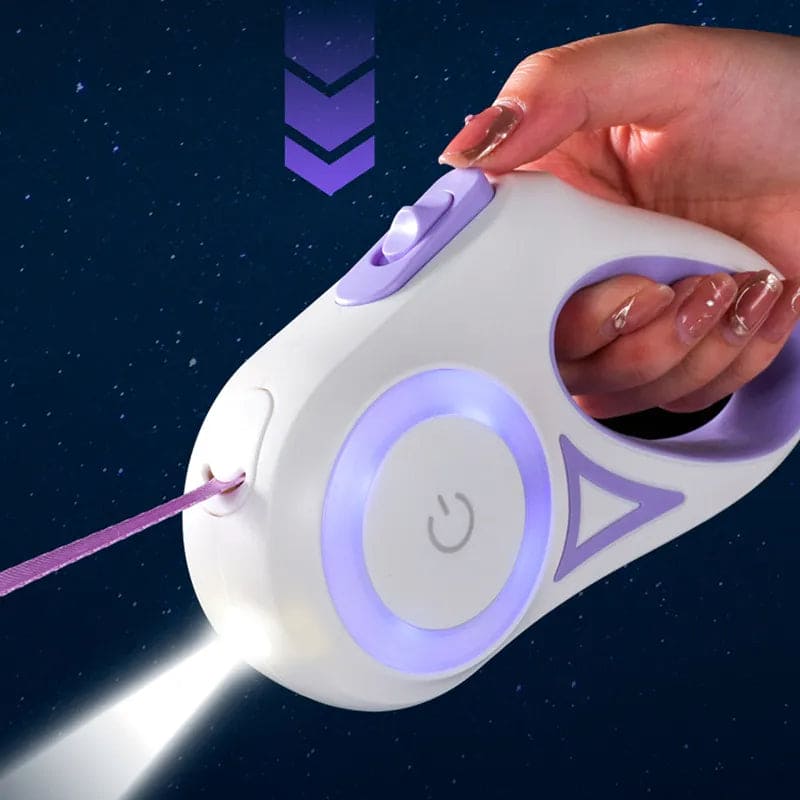 LumiLink RetraFlex: Illuminated Extendable Pet Leash