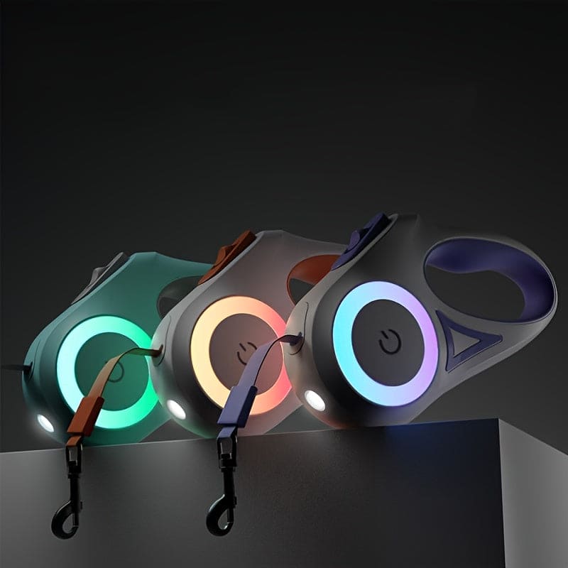 LumiLink RetraFlex: Illuminated Extendable Pet Leash