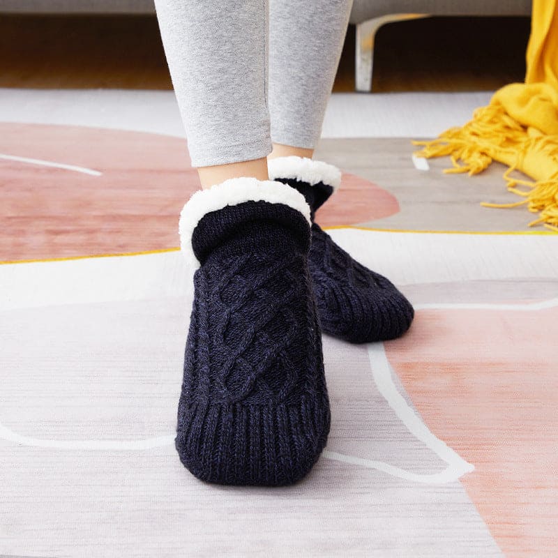 CozyHaven Woolen Winter Slipper Socks