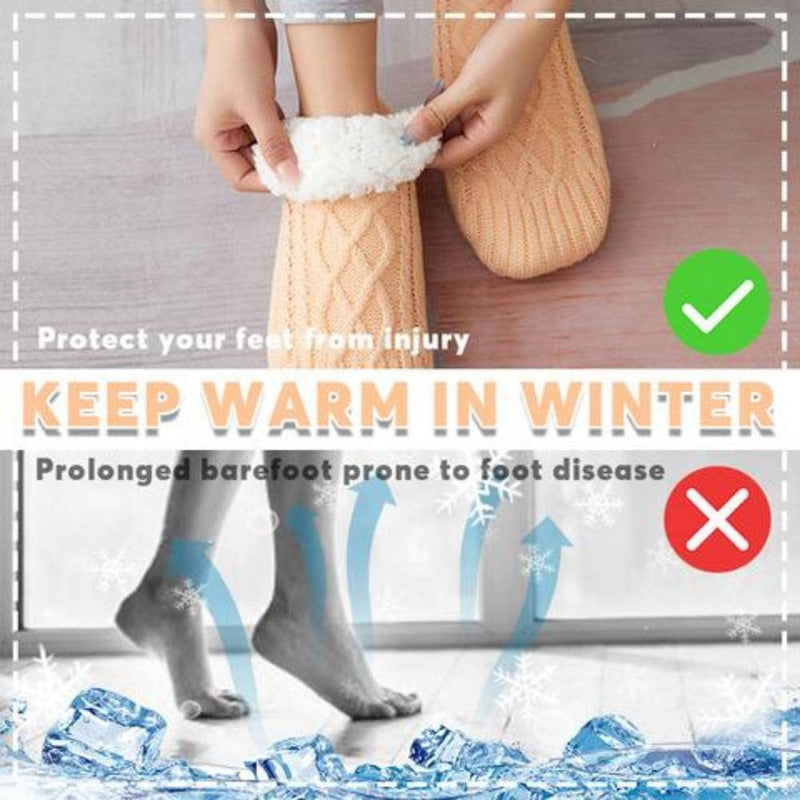 CozyHaven Woolen Winter Slipper Socks
