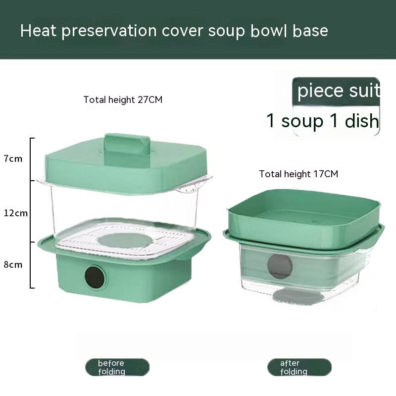 LayerLock Gourmet: Stackable Heat-Preserving Dish Cover