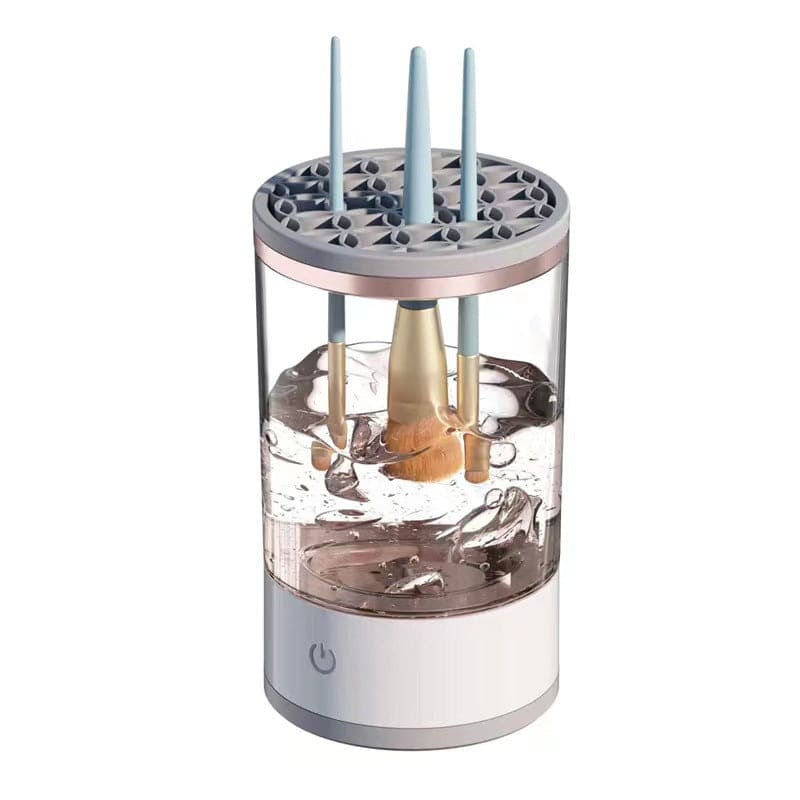 GlamClean Luxe: USB Electric Makeup Brush Cleaner