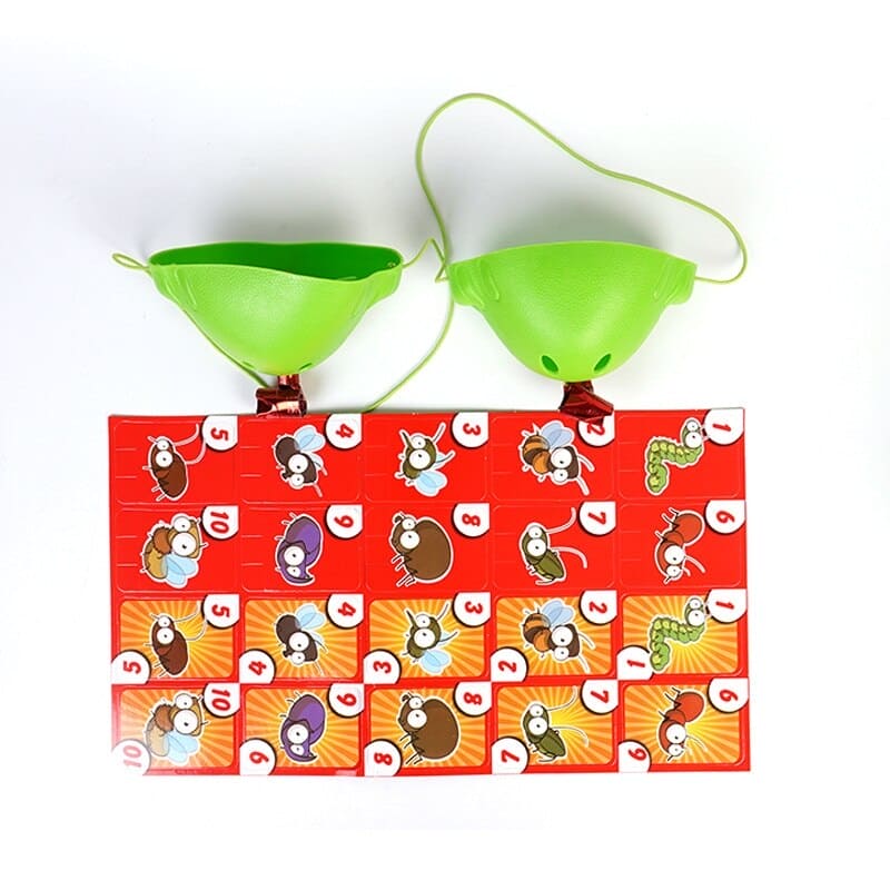 Tongue Twister: Interactive Desktop Toy - Lizard Mask and Frog Tongue Fun