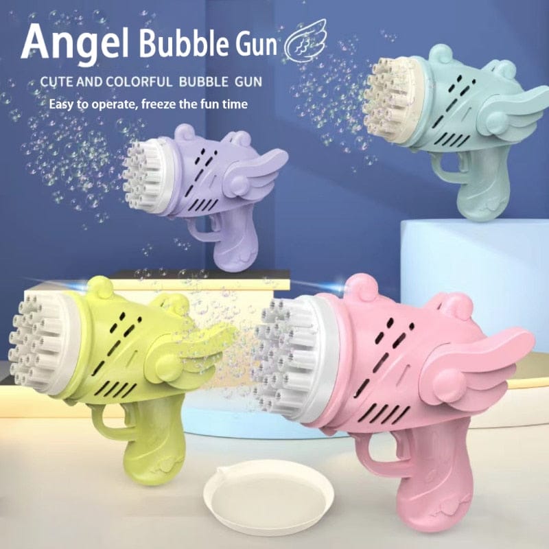BubbleFun™ Luminous Electric Bubble Machine - 29 Holes, Two Modes, Children's Toy Gift