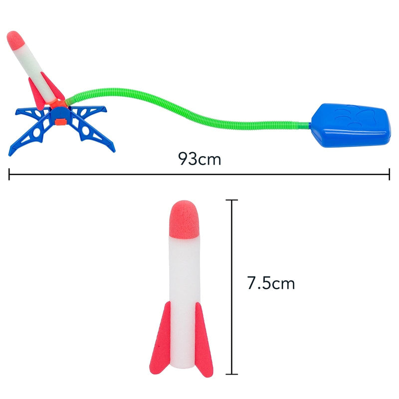 Glowing Rocket Dash: Interactive Outdoor Toy for Children's Active Play