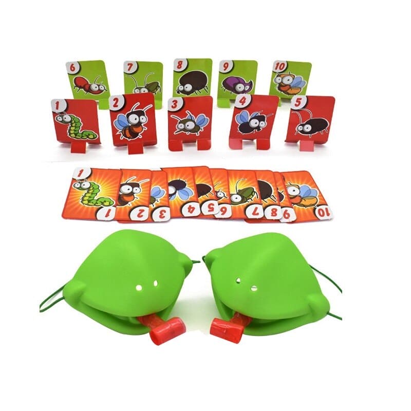 Tongue Twister: Interactive Desktop Toy - Lizard Mask and Frog Tongue Fun