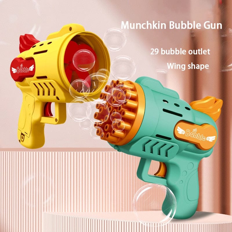 BubbleFun™ Luminous Electric Bubble Machine - 29 Holes, Two Modes, Children's Toy Gift