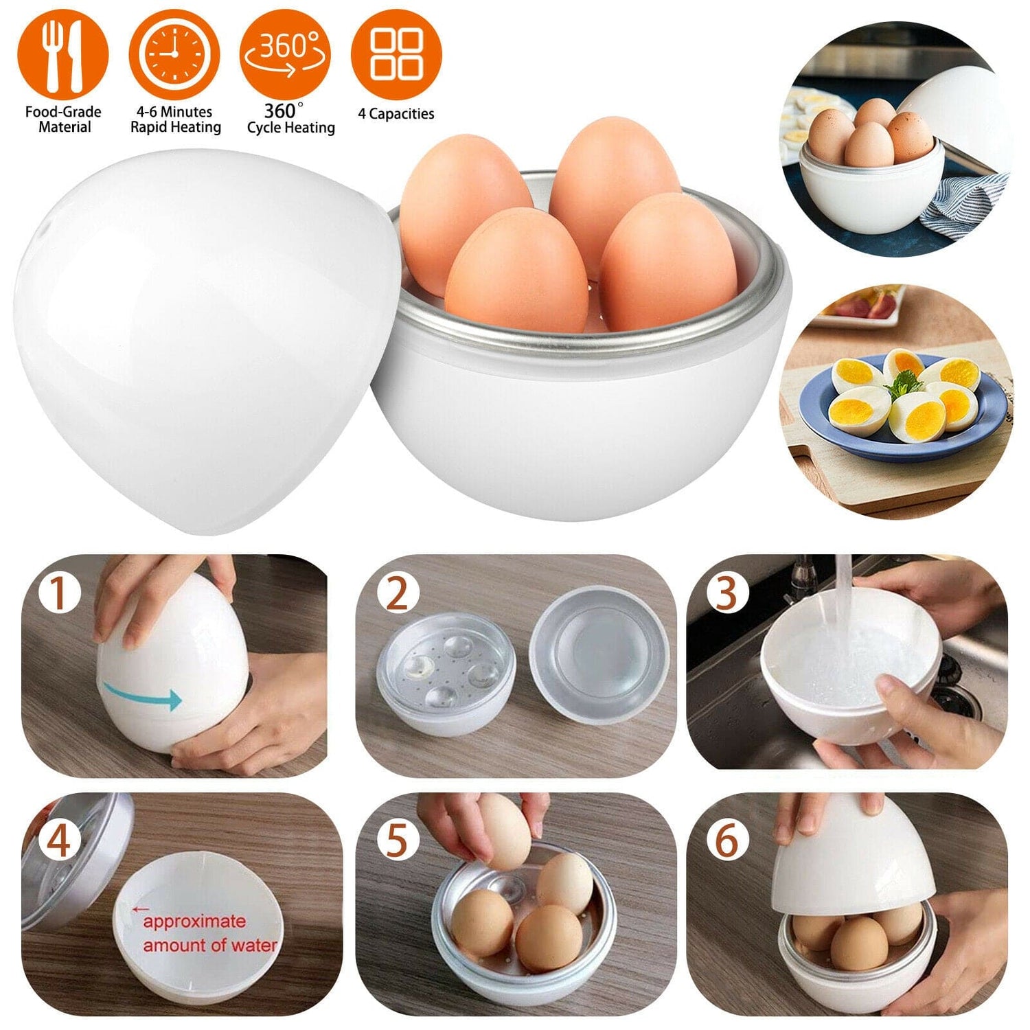RapidEgg: 5-Minute Microwave Egg Maestro