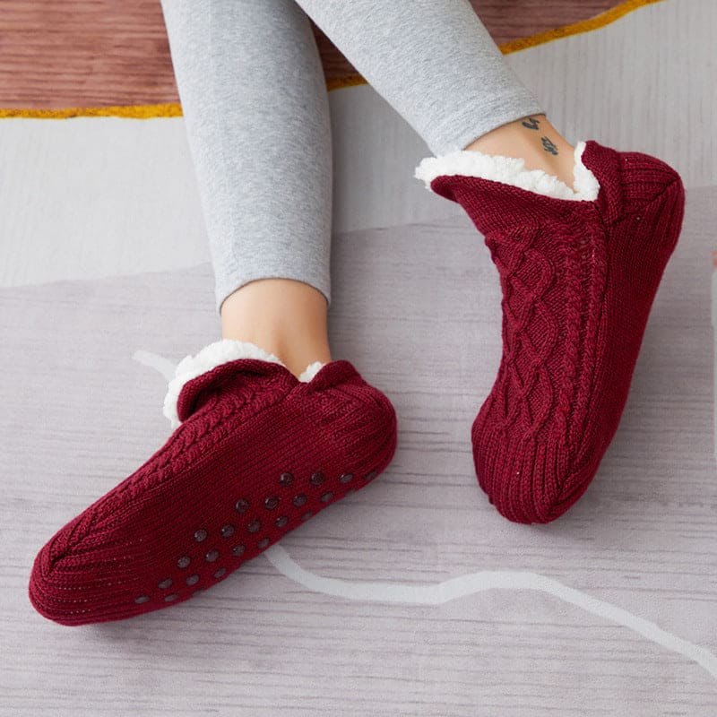 CozyHaven Woolen Winter Slipper Socks