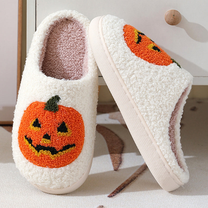 Pumpkin Pair Delight Cozy Slippers