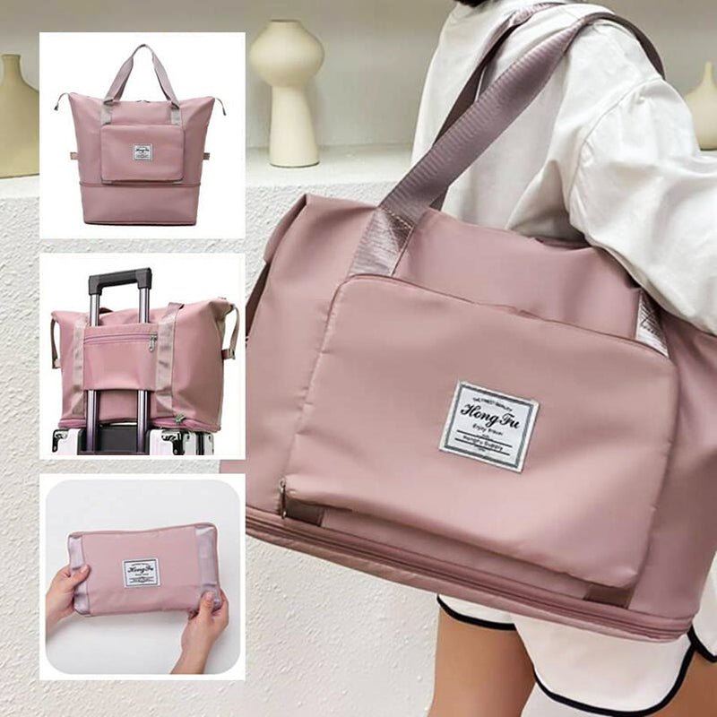 Multi-Functional Foldable Storage Bag for Gym, Fitness, and Travel Needs