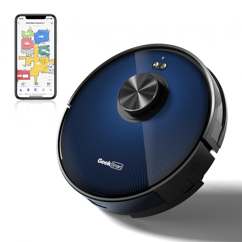 Smart Robot Vacuum with LDS Navigation and Wi-Fi Connectivity