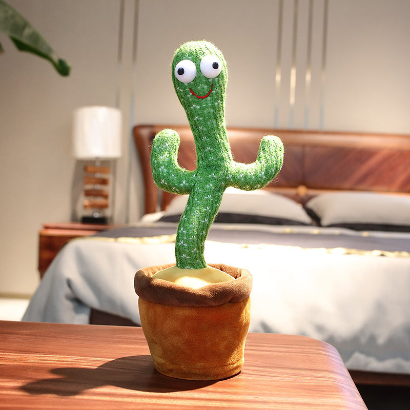 Cute and Funny Shake-and-Dance Cactus Toy for Kids and Toddlers