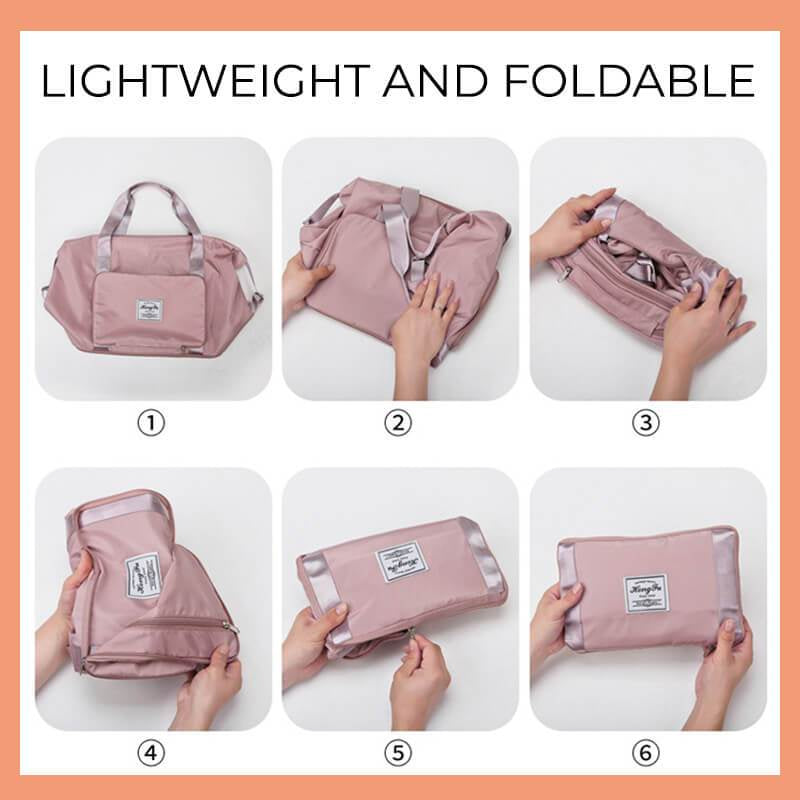 Multi-Functional Foldable Storage Bag for Gym, Fitness, and Travel Needs