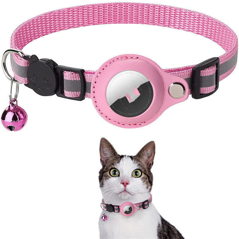 ReflectiCollar: Waterproof Collar with Airtag & Reflective Surface for Pets