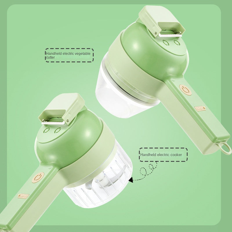 Electric Veggie Slicer & Chopper for Fruits and Salads