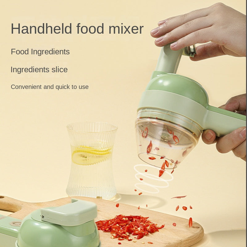 Electric Veggie Slicer & Chopper for Fruits and Salads
