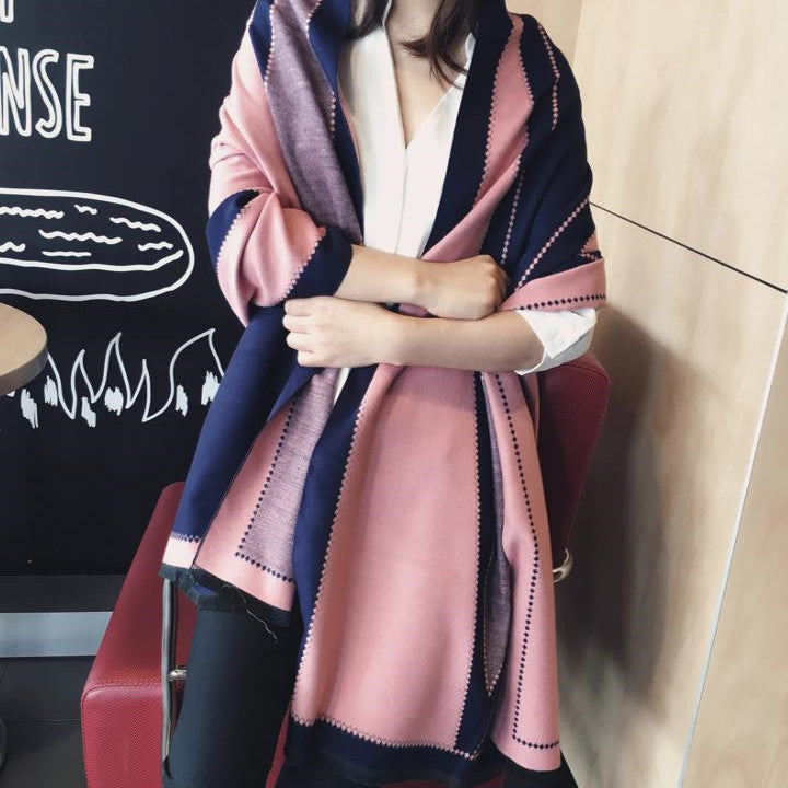 DuoLux Reversible Office Scarf