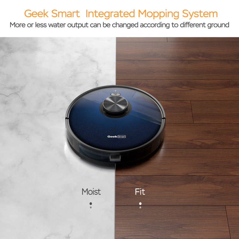 Smart Robot Vacuum with LDS Navigation and Wi-Fi Connectivity