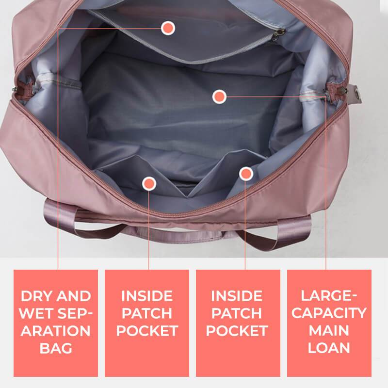Multi-Functional Foldable Storage Bag for Gym, Fitness, and Travel Needs