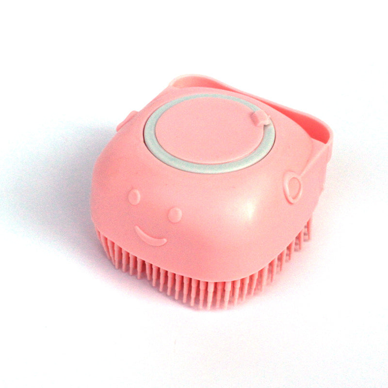 Dog Grooming and Cleaning Tool - Silicone Bathing and Massage Gloves with Comb Brush