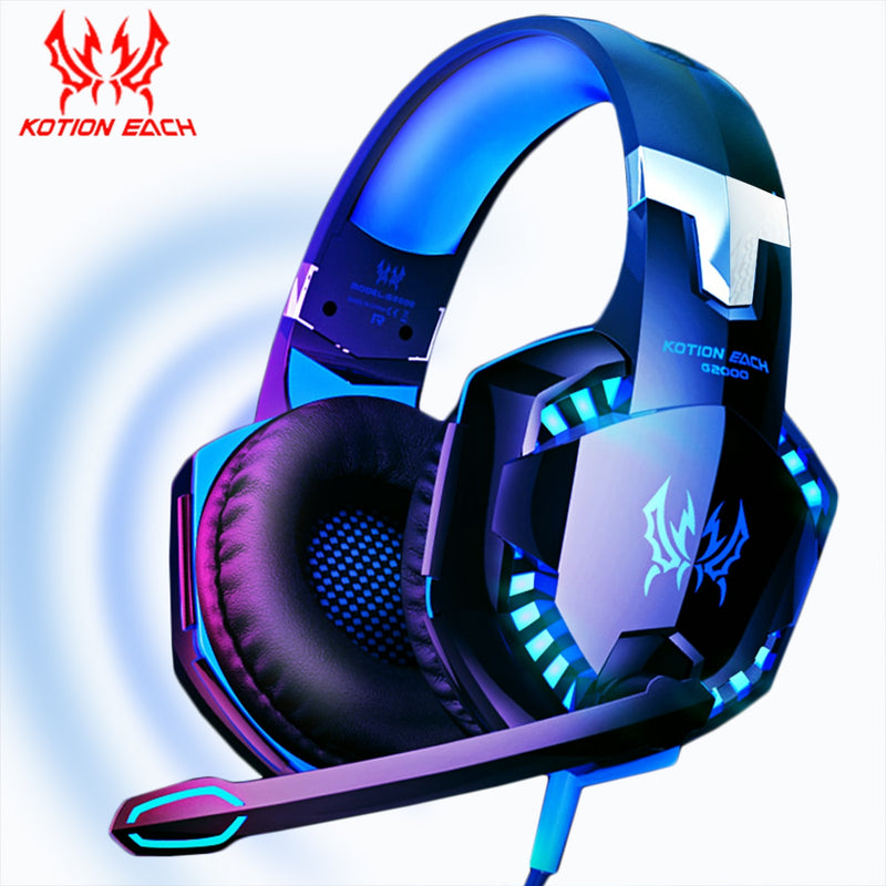 Gaming Headset with Microphone and Bass Stereo Sound