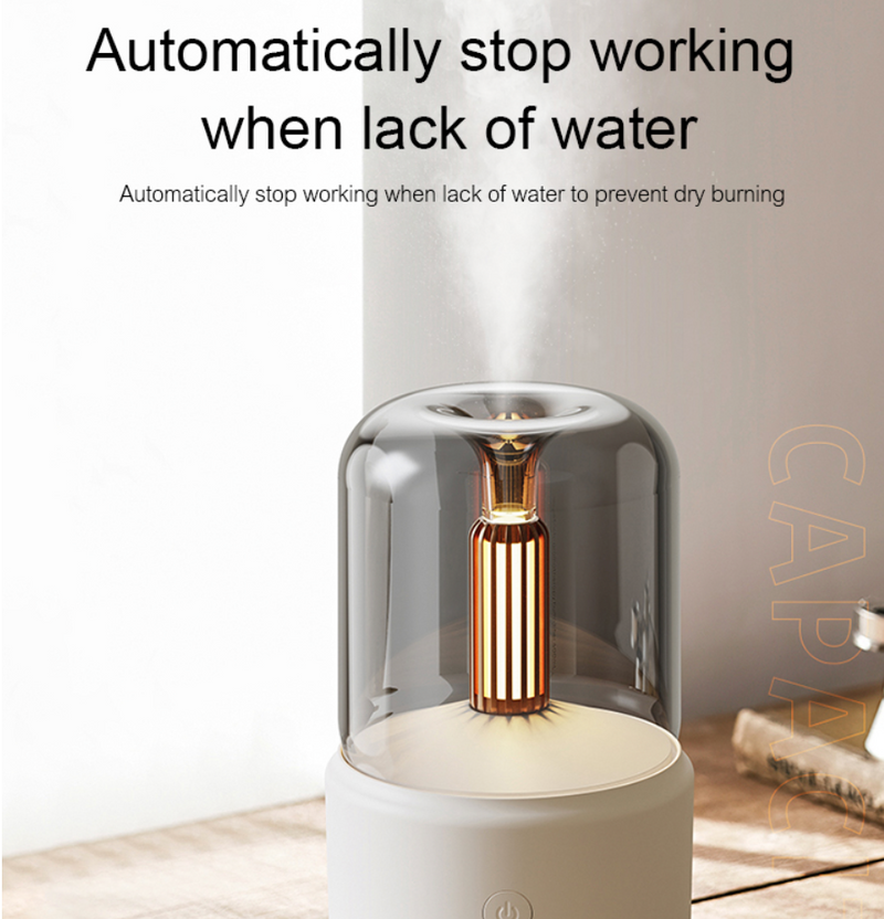CandleAura Electric Aroma Diffuser and Humidifier