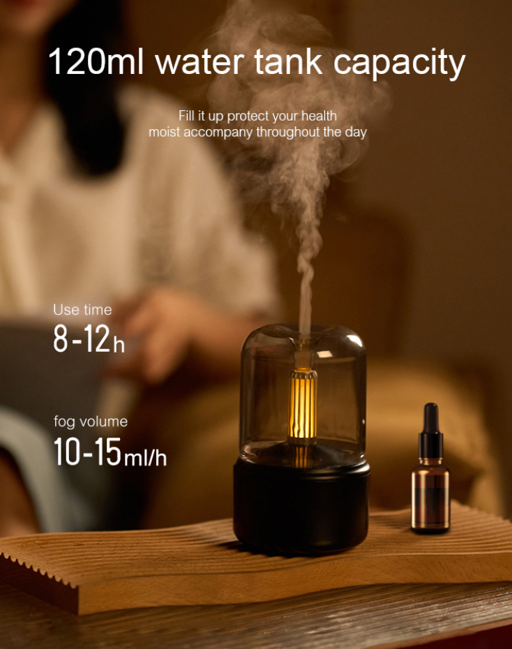 CandleAura Electric Aroma Diffuser and Humidifier