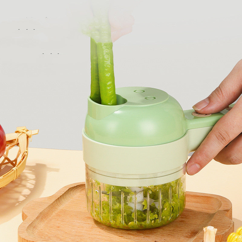 Electric Veggie Slicer & Chopper for Fruits and Salads